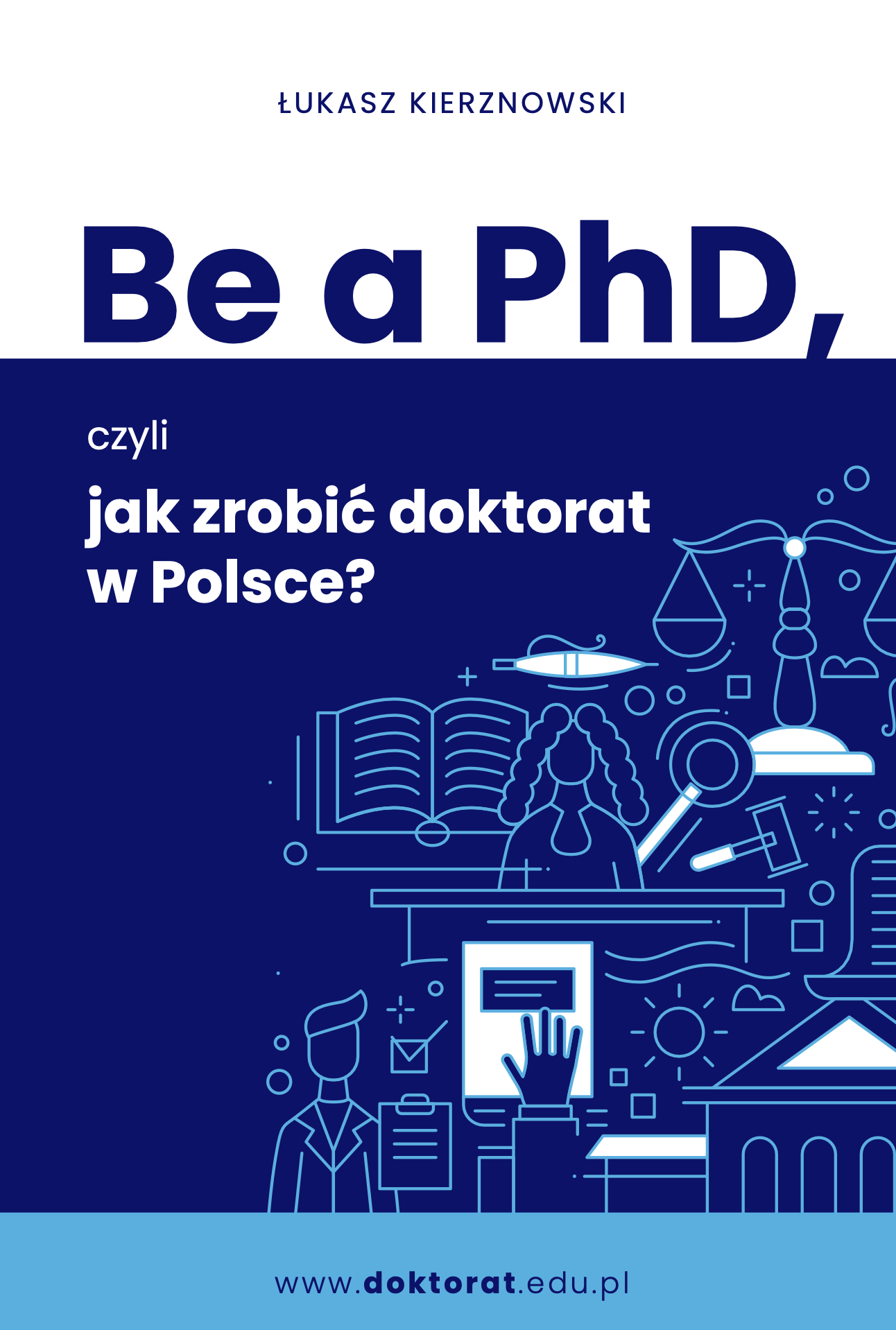 Be a PhD – Projekt okładki, skład i łamanie eksperckiego e-booka
