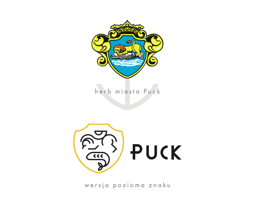 Logo Miasta Puck – autorska koncepcja identyfikacji wizualnej (Projekt Konkursowy)